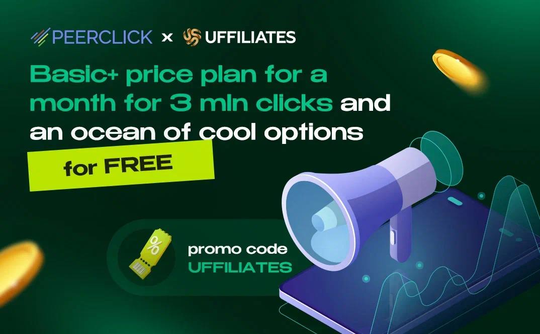 🌟 Sensational offer from PeerClick for UFFILIATES subscribers