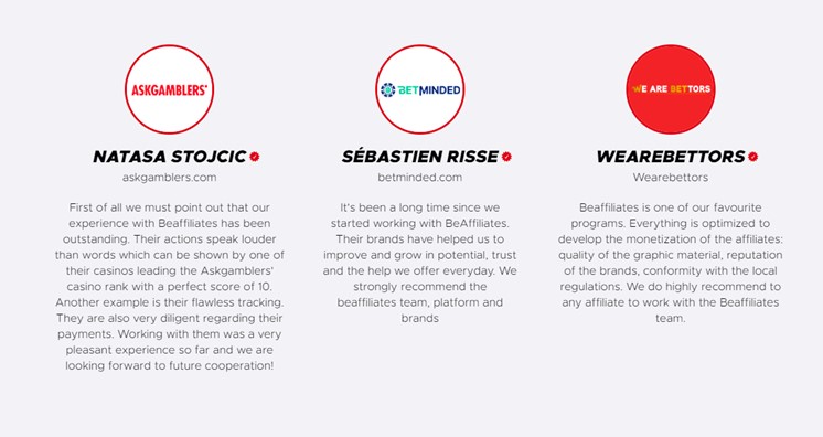 Betclic testimonials