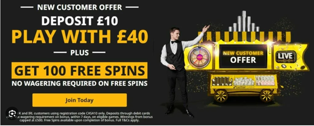 Betfair casino offer