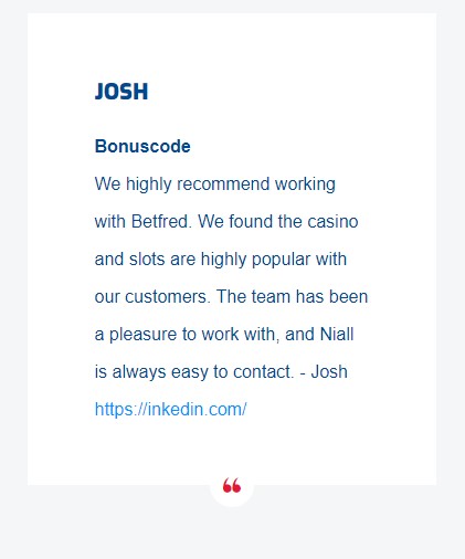 Review about Betfred affiliate program